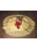 Red And Yellow Lace Tulle Chic Flower Girl Dress